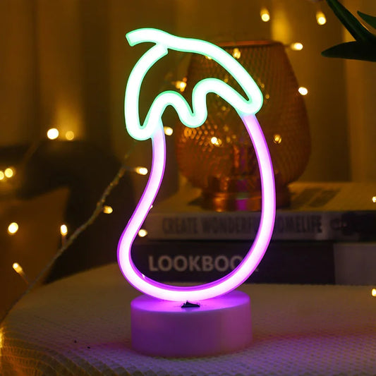 Lampe de chevet aubergine
