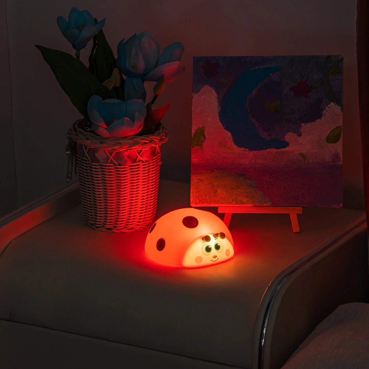 Lampe de chevet Coccinelle