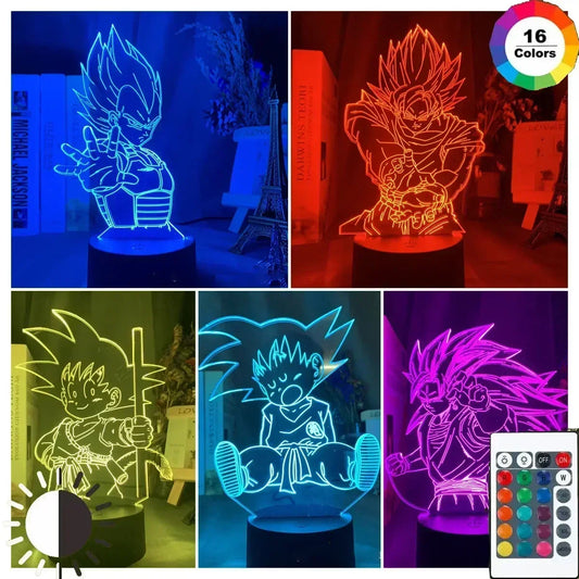 Lampe de chevet dragonball