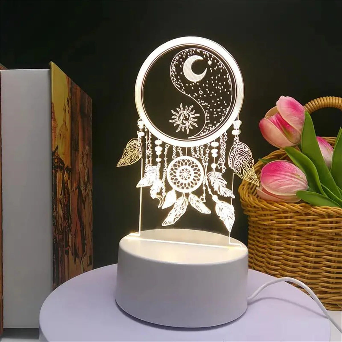 Lampe de chevet attrape rêve