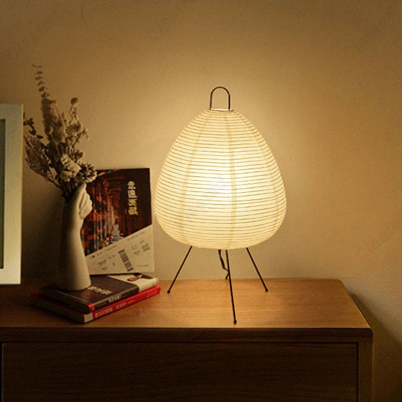 Lampe de chevet en papier