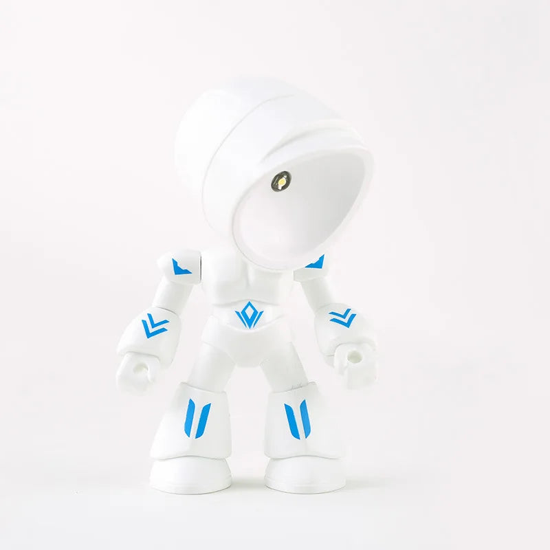 Lampe de chevet mini robot