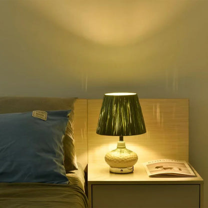 Lampe de chevet terre cuite