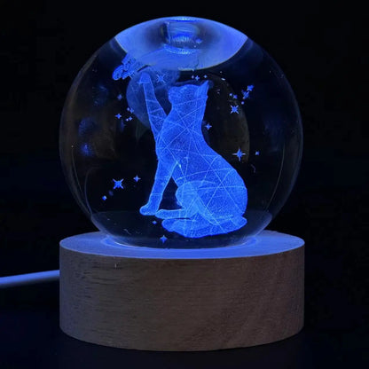 Lampe de chevet Chat