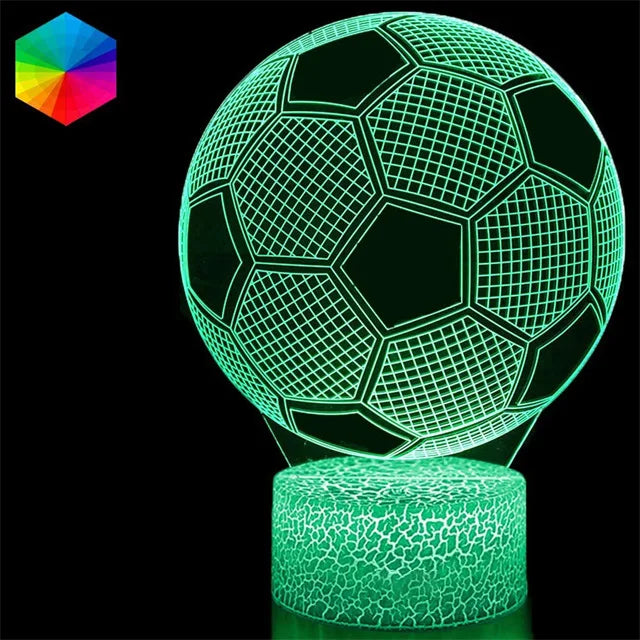 lampes de chevet ballon de foot