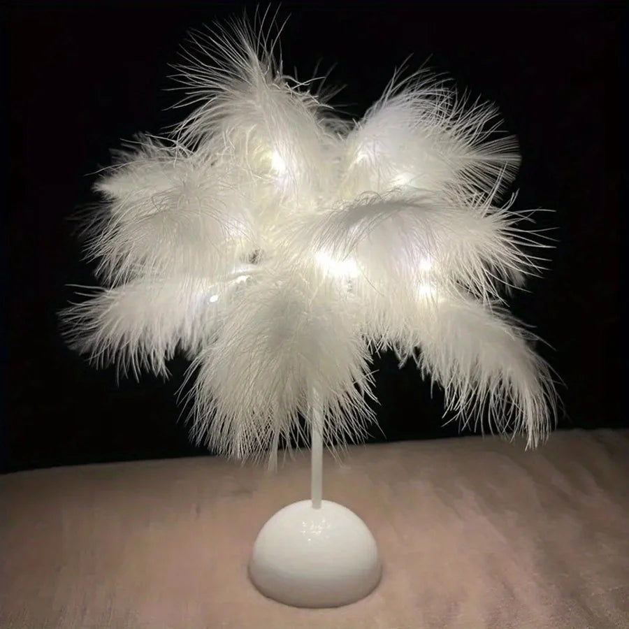 Lampe de chevet Plume