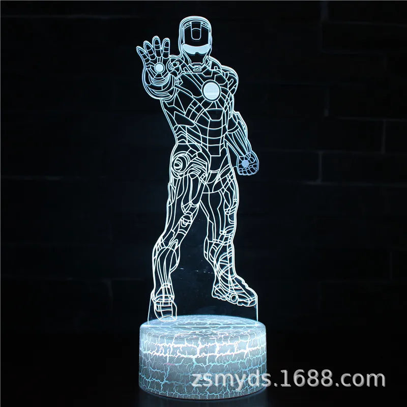 Lampe de chevet iron man