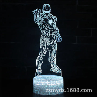 Lampe de chevet iron man