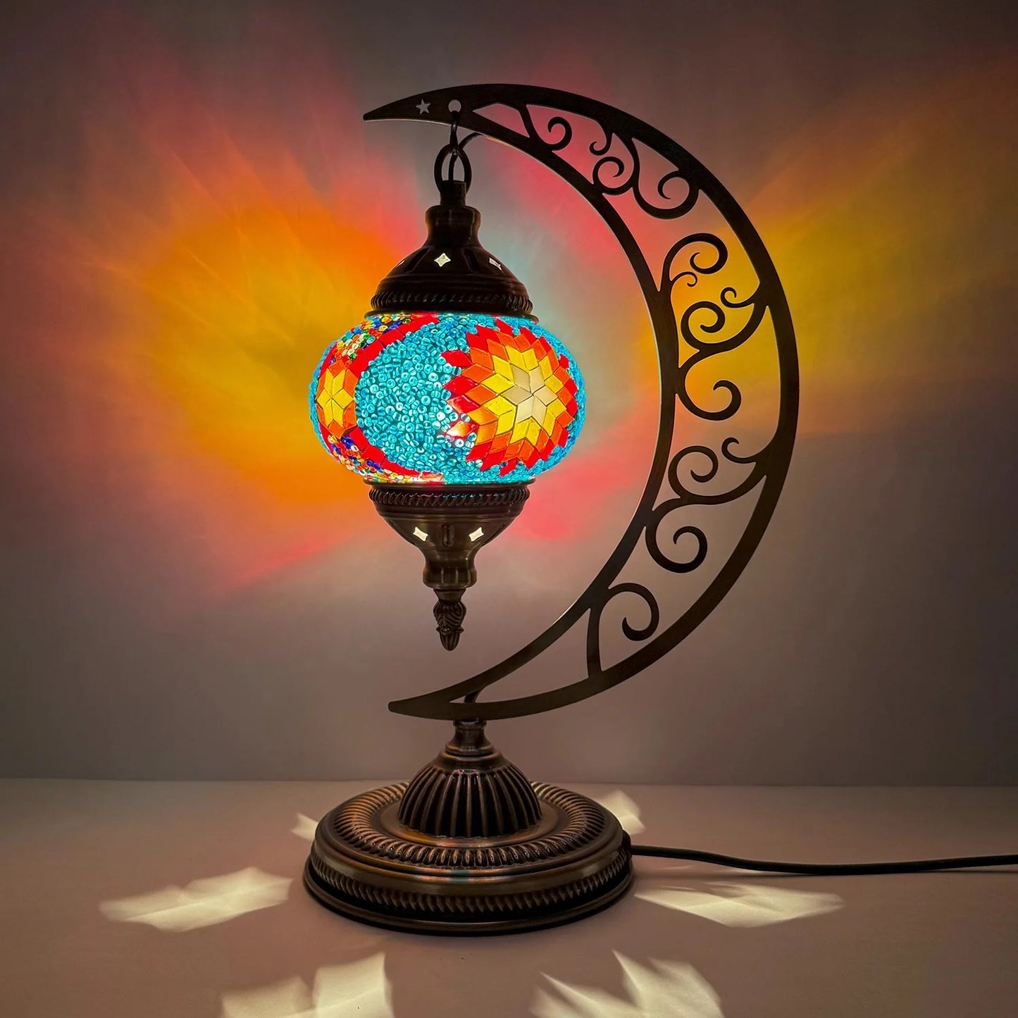 Lampe de chevet ethnique