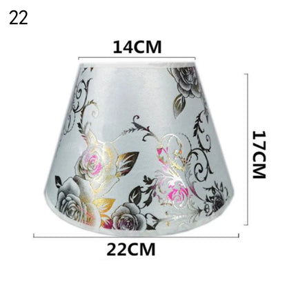 Abat jour lampe de chevet fleurie