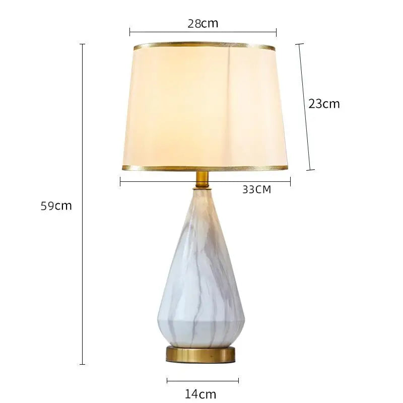 Lampe de chevet marbre