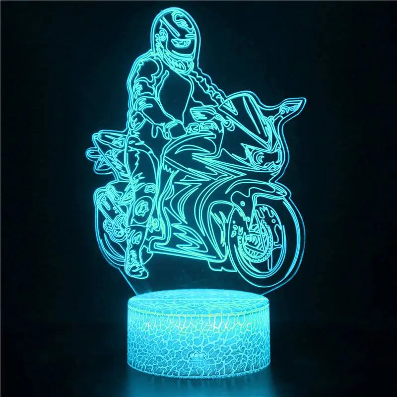 Lampe de chevet moto