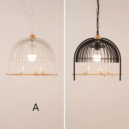 Lampe de chevet cage