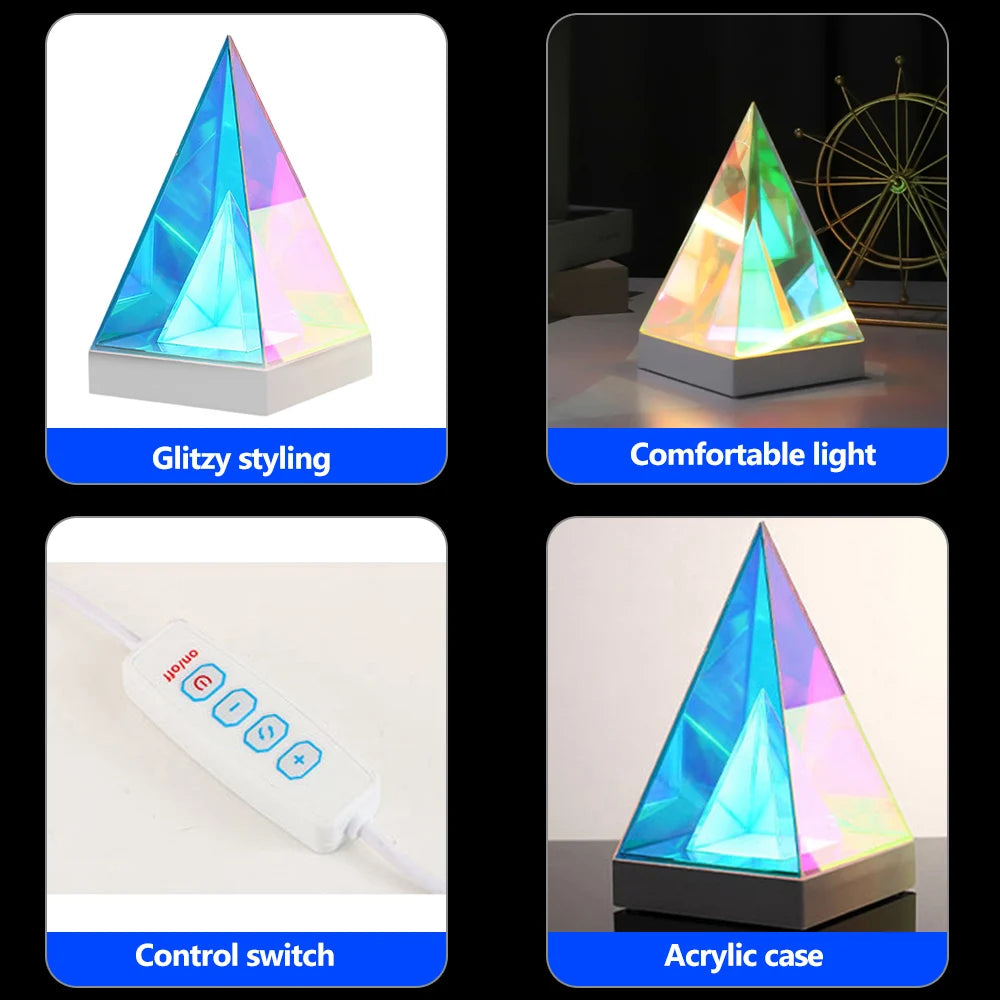 Lampe de chevet cube