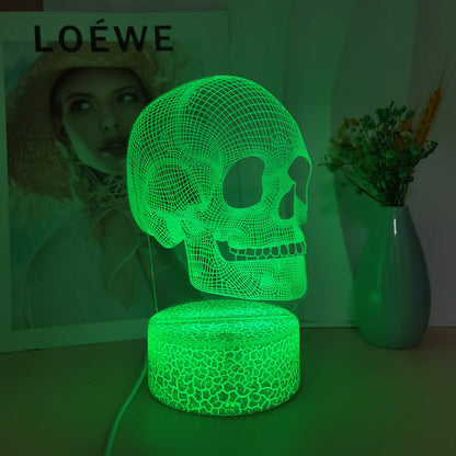 Lampe de chevet crâne