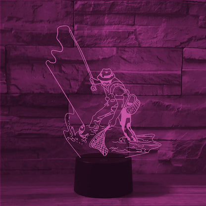 Lampe de chevet pêcheur