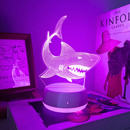 Lampe de chevet requin