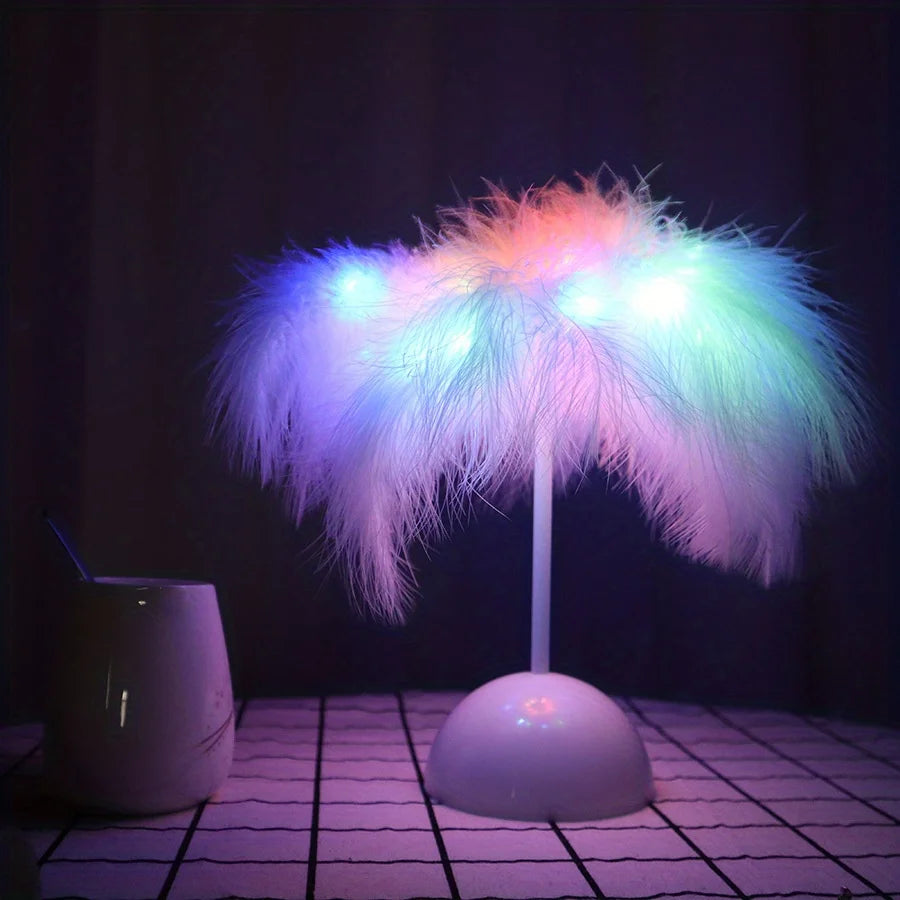 Lampe de chevet Plume