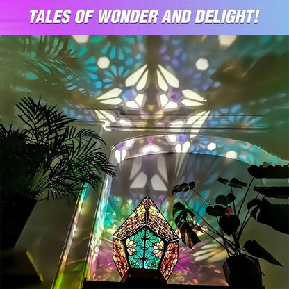 Lampe de chevet vitrail