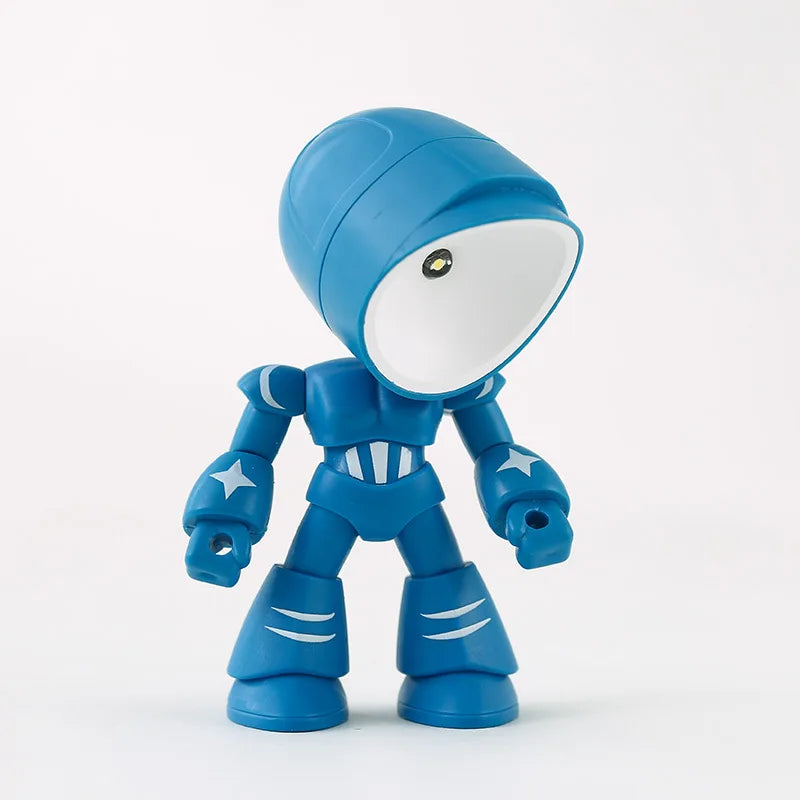 Lampe de chevet mini robot