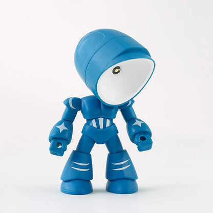 Lampe de chevet mini robot