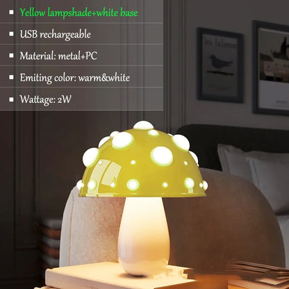 Lampe de chevet champignon