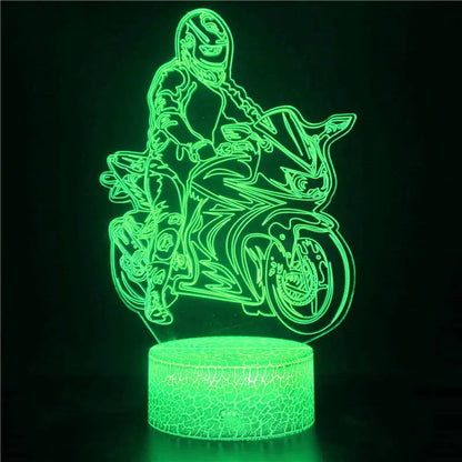 Lampe de chevet moto