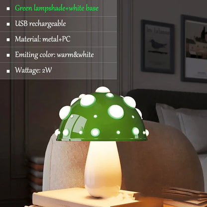 Lampe de chevet champignon
