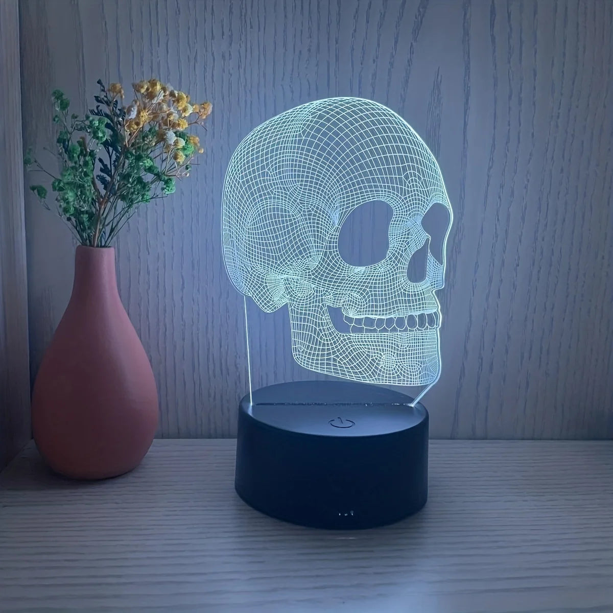 Lampe de chevet crâne