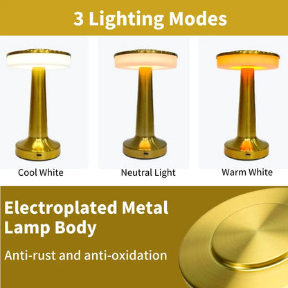 lampes de chevet chrome