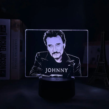 Lampe de chevet Johnny Hallyday