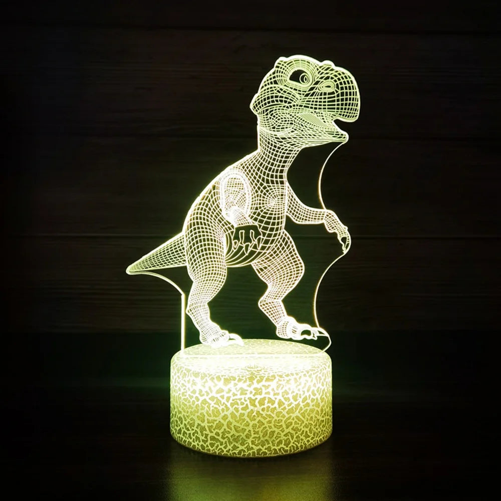 Lampe de chevet dinosaure