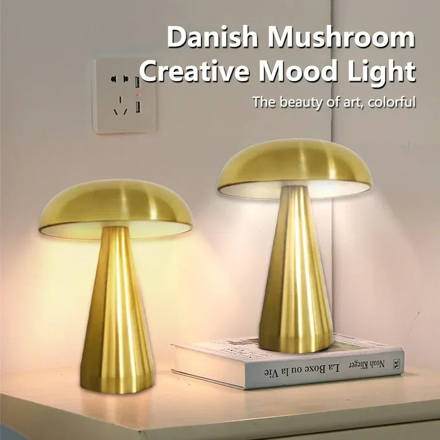 Lampe de chevet champignon