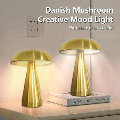 Lampe de chevet champignon
