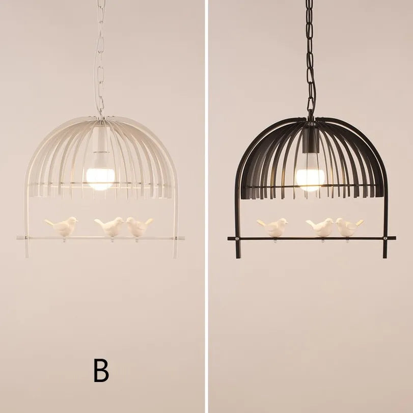 Lampe de chevet cage