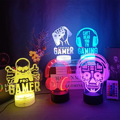 Lampe de chevet gamer