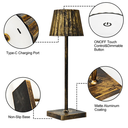 Lampe de chevet noir