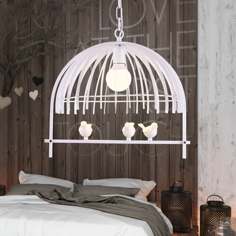 Lampe de chevet cage
