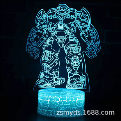 Lampe de chevet iron man