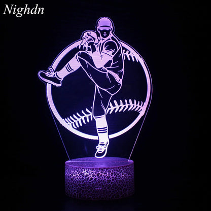 Lampe de chevet baseball