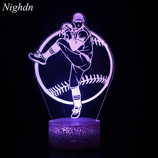 Lampe de chevet baseball