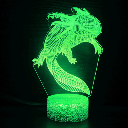 Lampe de chevet axolotl