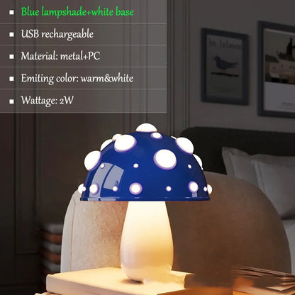 Lampe de chevet champignon