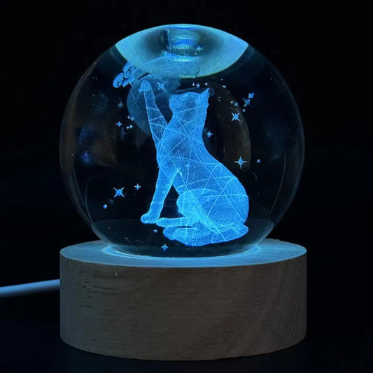 lampe de chevet chat