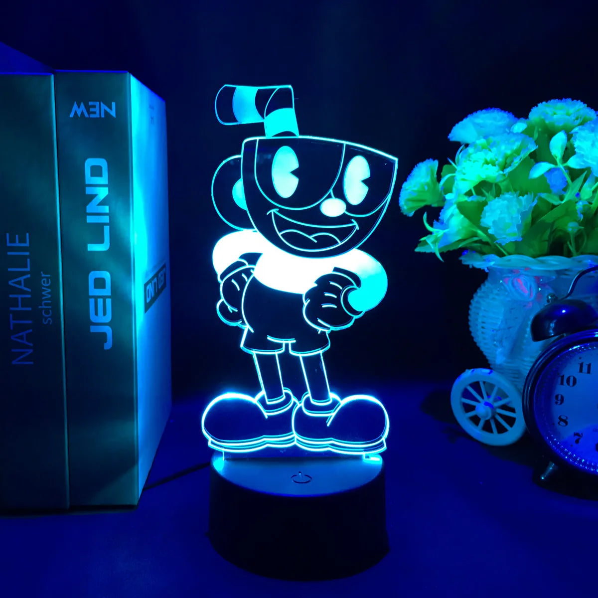 lampe de chevet cuphead mugman 